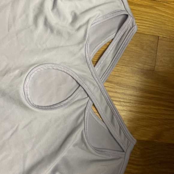 All in Motion Lilac Cross Open Back Shirt Size L (10/12) - Picture 4 of 4